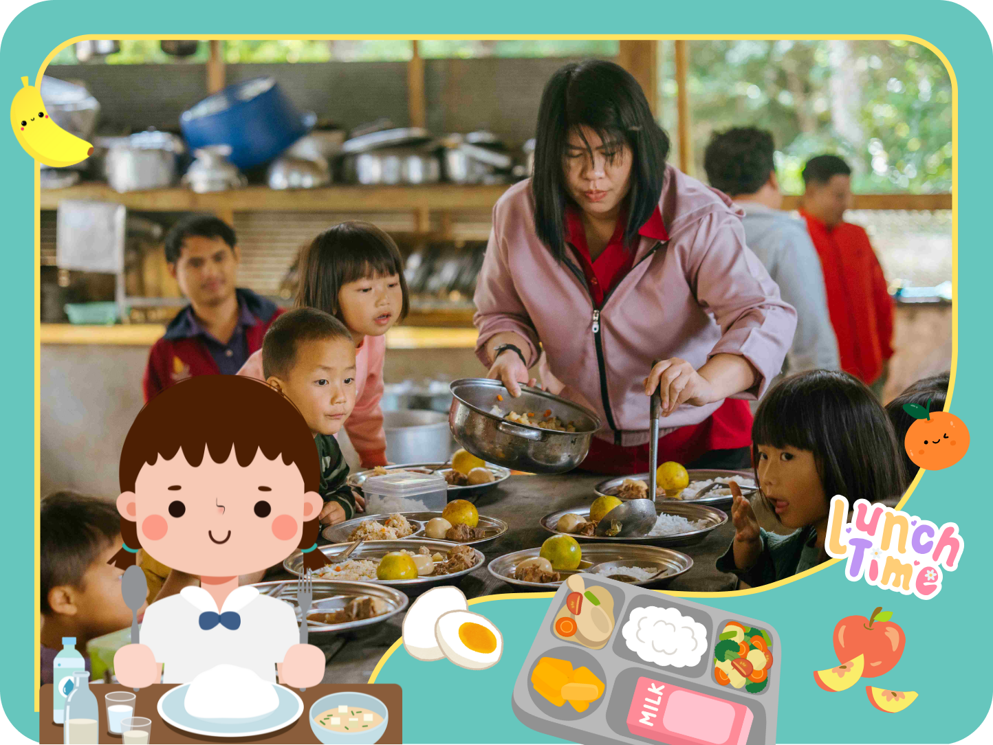 เปลี่ยนอาหารในถาดหลุมโรงเรียน ให้ทุกวันเป็นมื้อพิเศษ